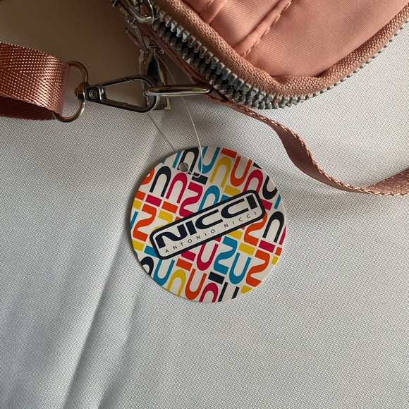 NICCI Pink Quilted Crossbody Bag NWT - Picture 6 of 6